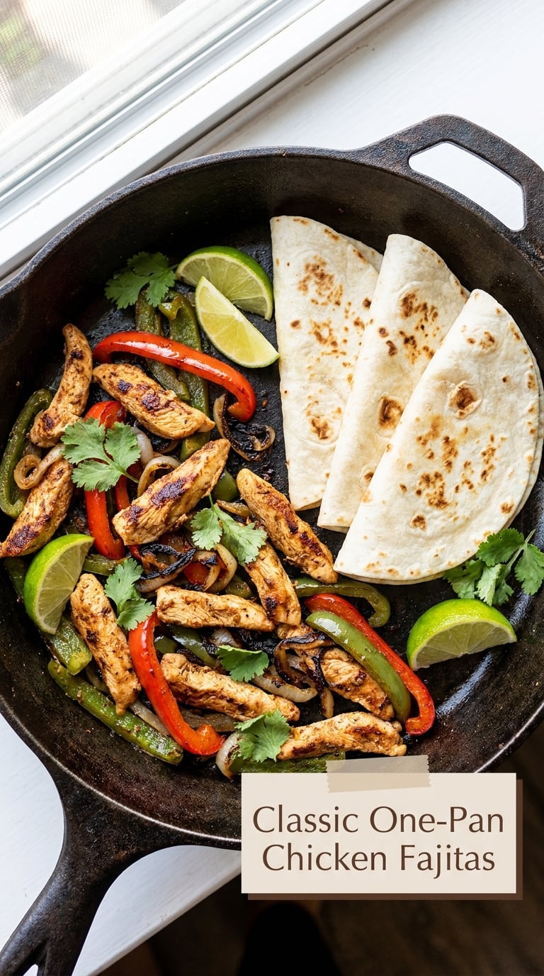 Classic One-Pan Chicken Fajitas