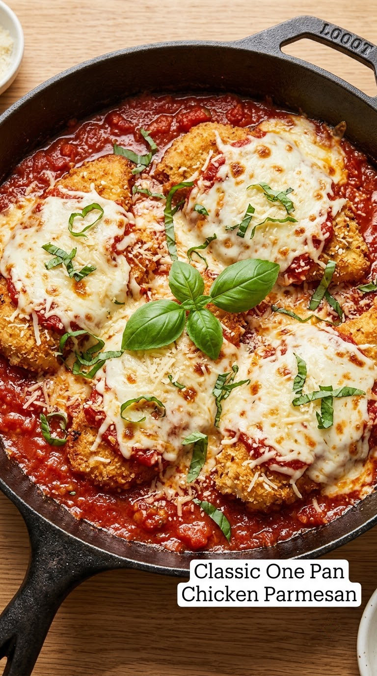 Classic One Pan Chicken Parmesan