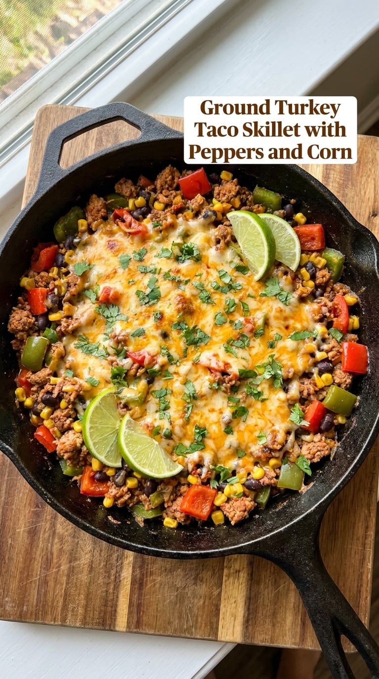 One-Pan Ground Turkey and Vegetable Skillet