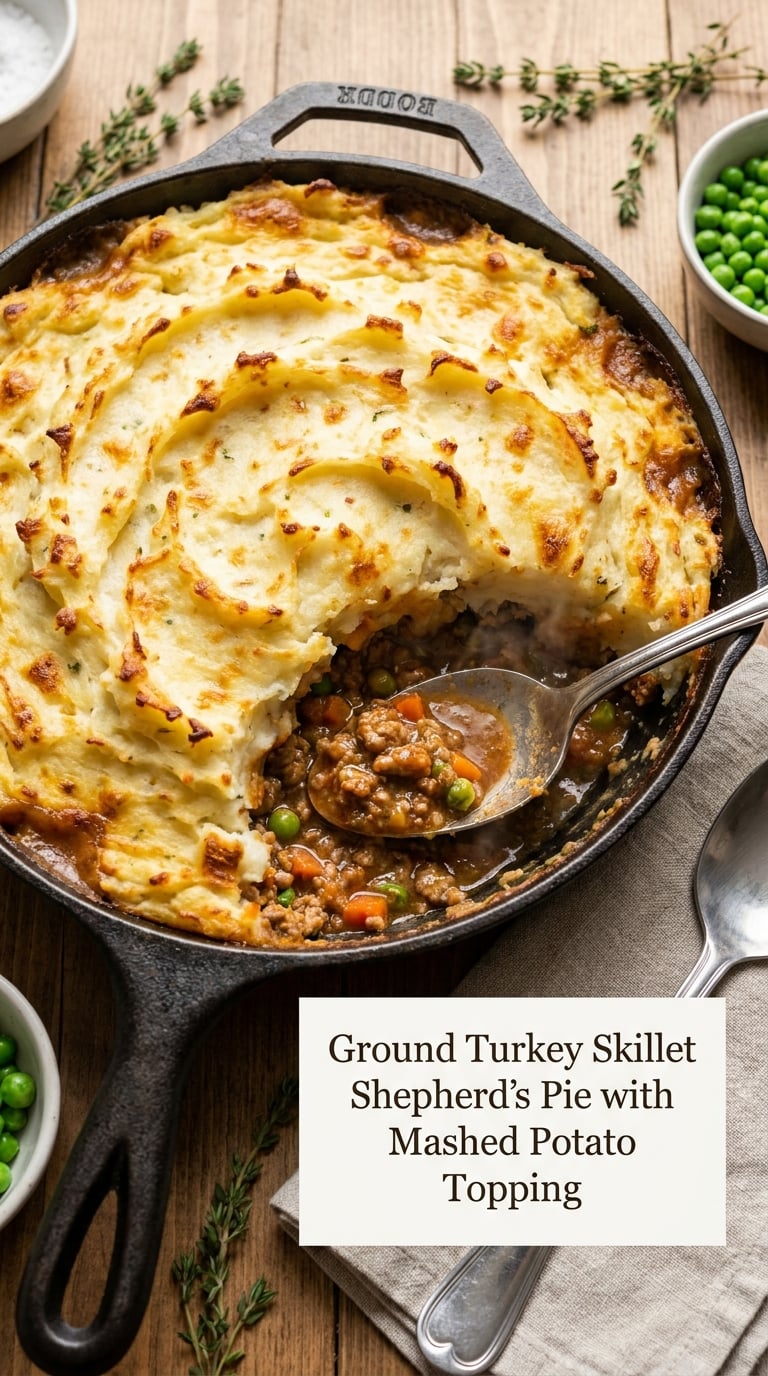 One-Pan Ground Turkey and Sweet Potato Hash