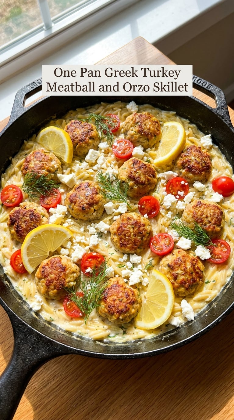 One-Pan Ground Turkey Alfredo Pasta