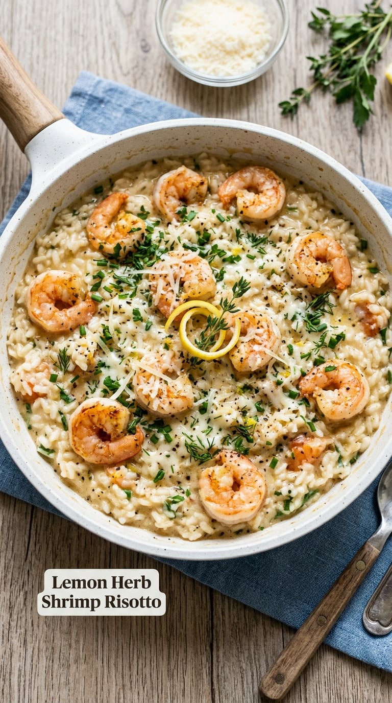Lemon Herb Shrimp Risotto