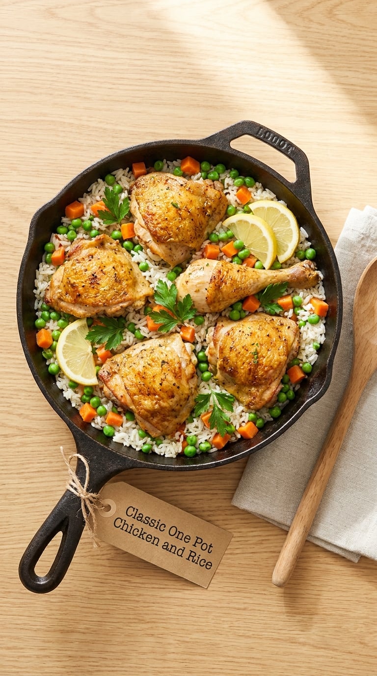 Classic One Pot Chicken and Rice