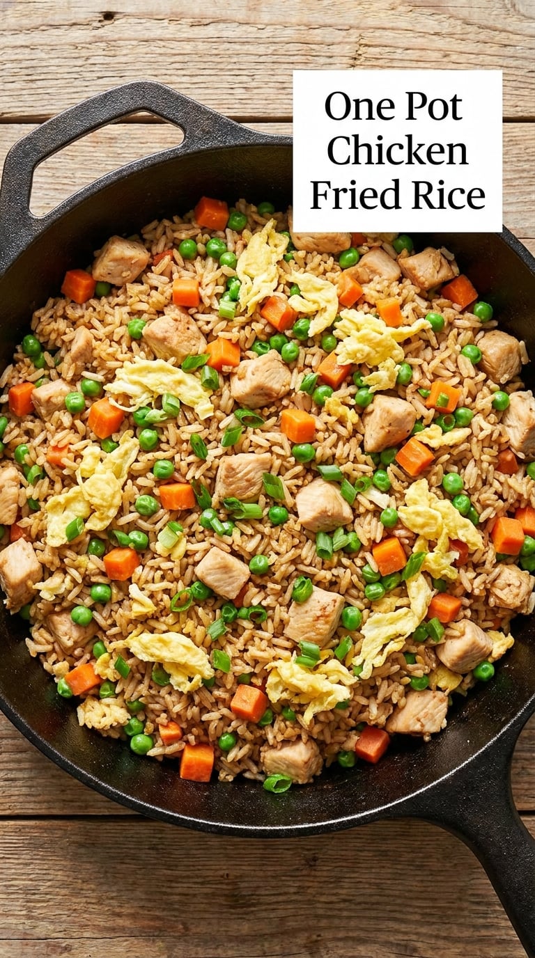 One Pot Chicken Fried Rice