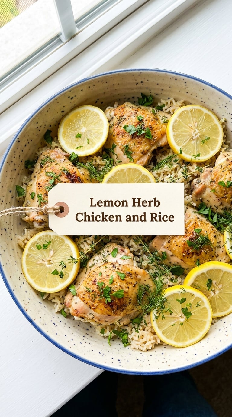 Lemon Herb Chicken and Rice