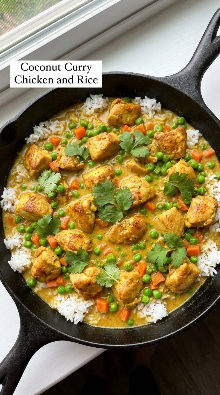 Coconut Curry Chicken and Rice
