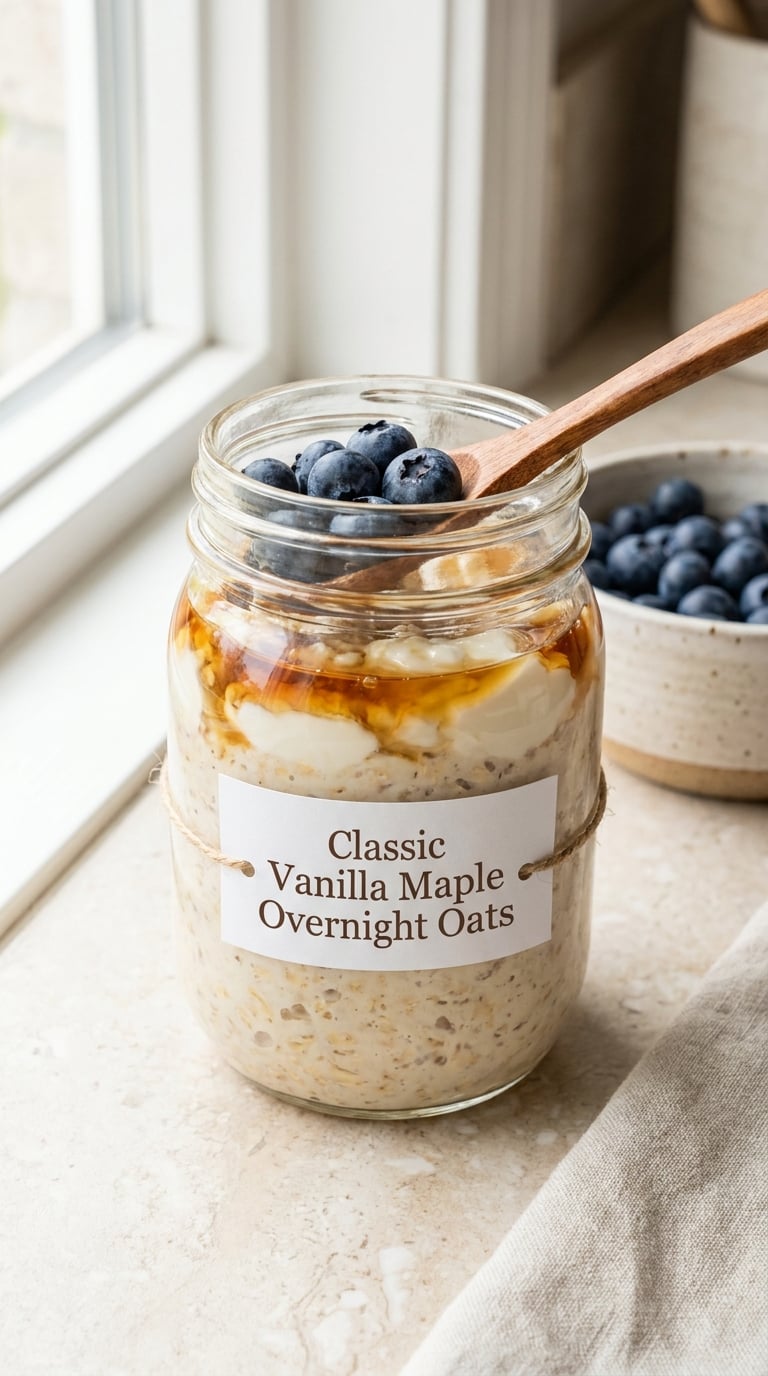 Classic Vanilla Maple Overnight Oats