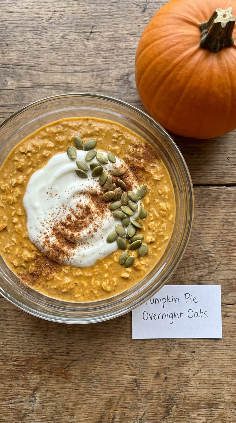 Pumpkin Pie Overnight Oats