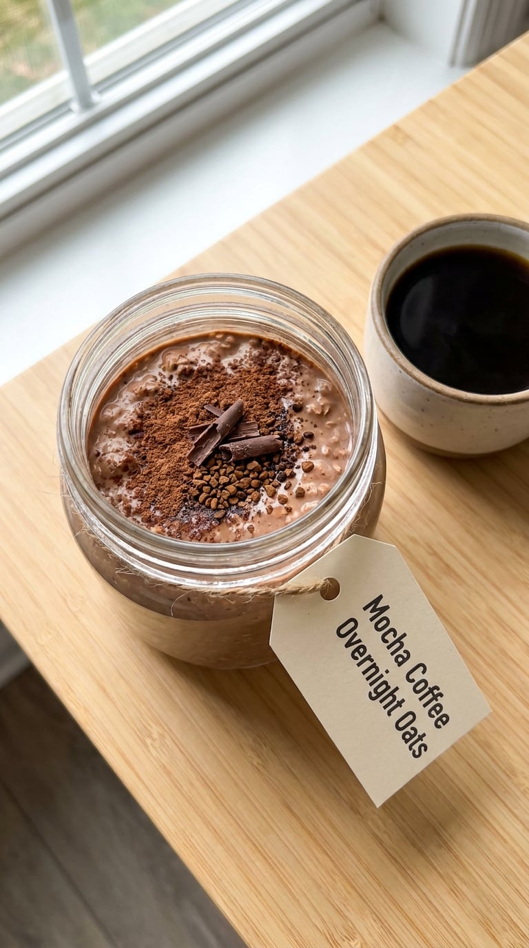 Mocha Coffee Overnight Oats