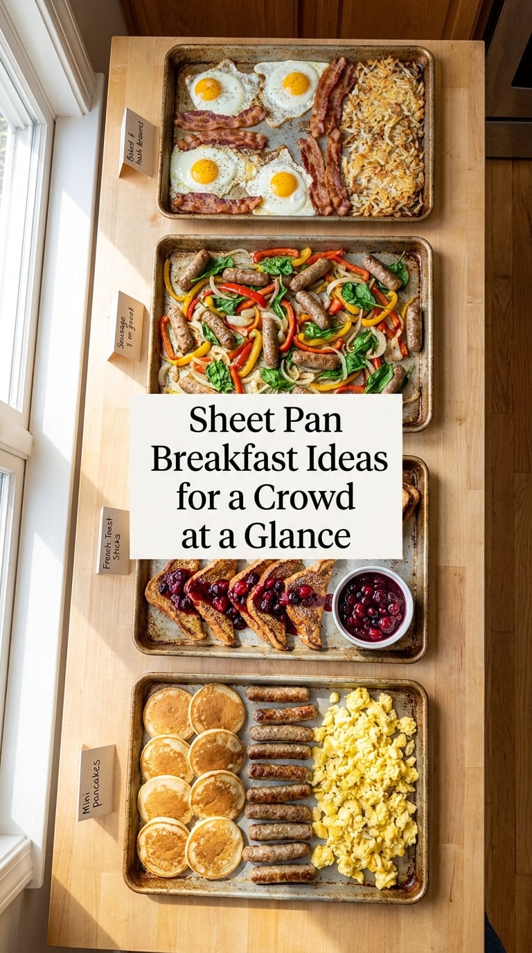 Sheet Pan Breakfast Ideas for a Crowd at a Glance