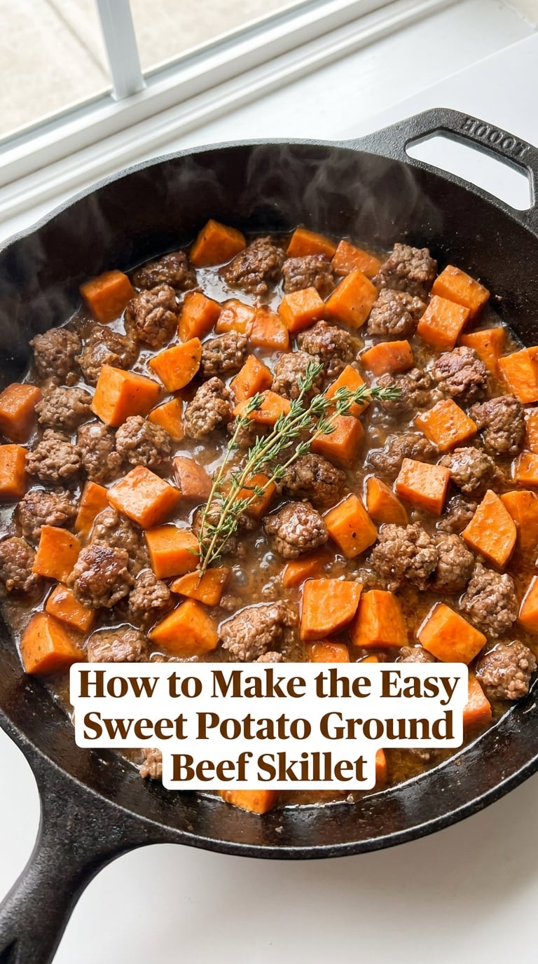 How to Make the Easy Sweet Potato Ground Beef Skillet