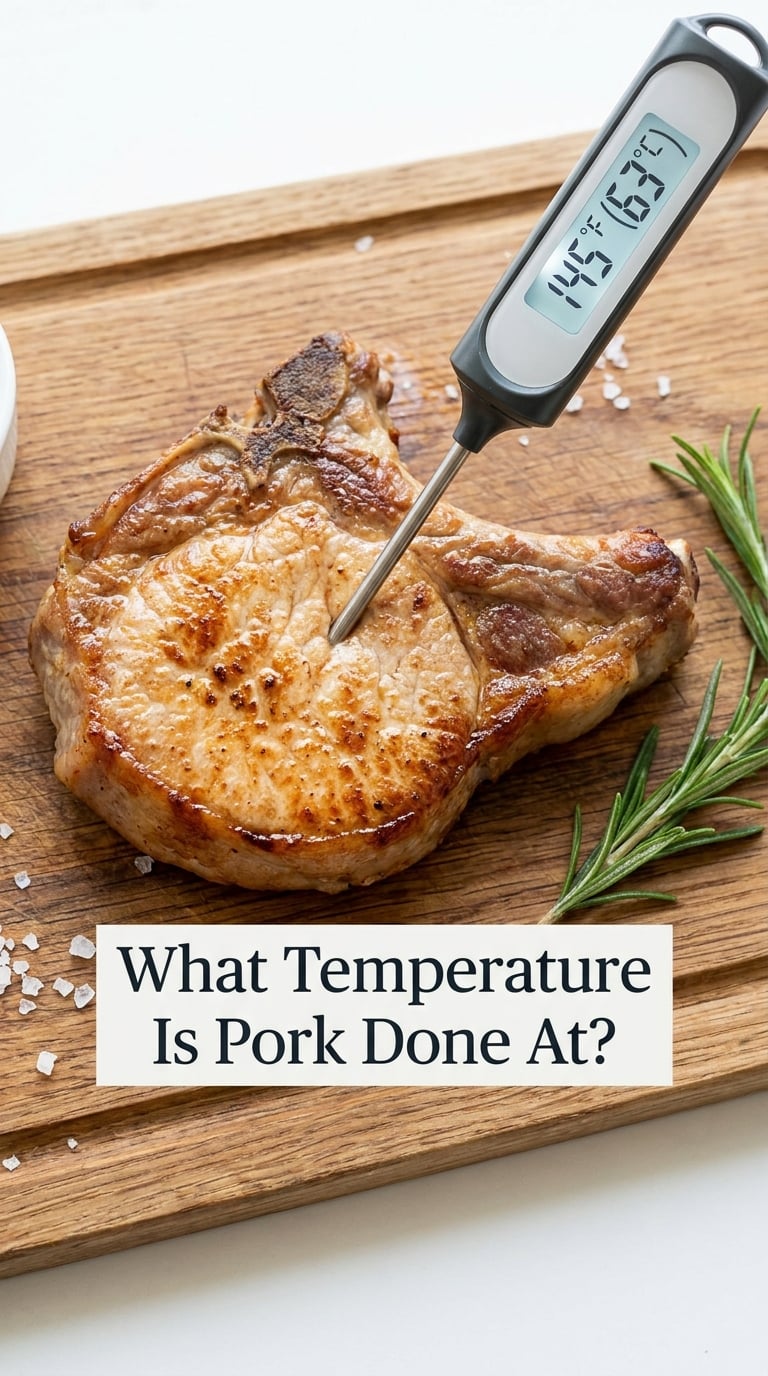 What Temperature Is Pork Done At?