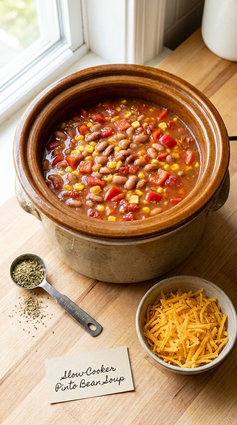 Slow-Cooker Pinto Bean Soup