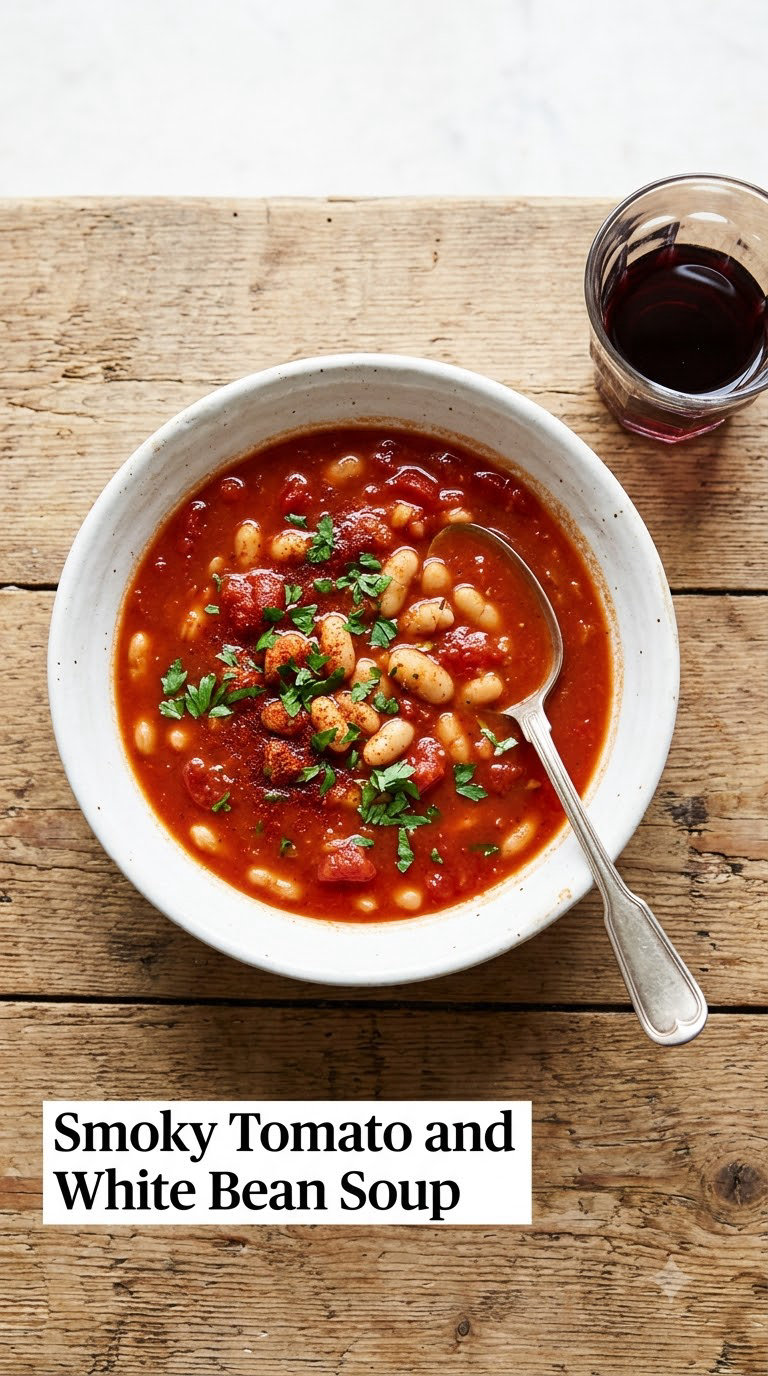 Smoky Tomato and White Bean Soup