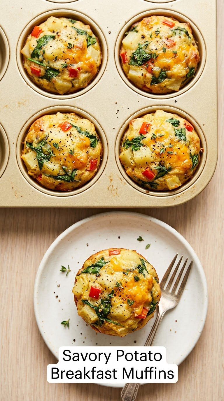 Savory Potato Breakfast Muffins