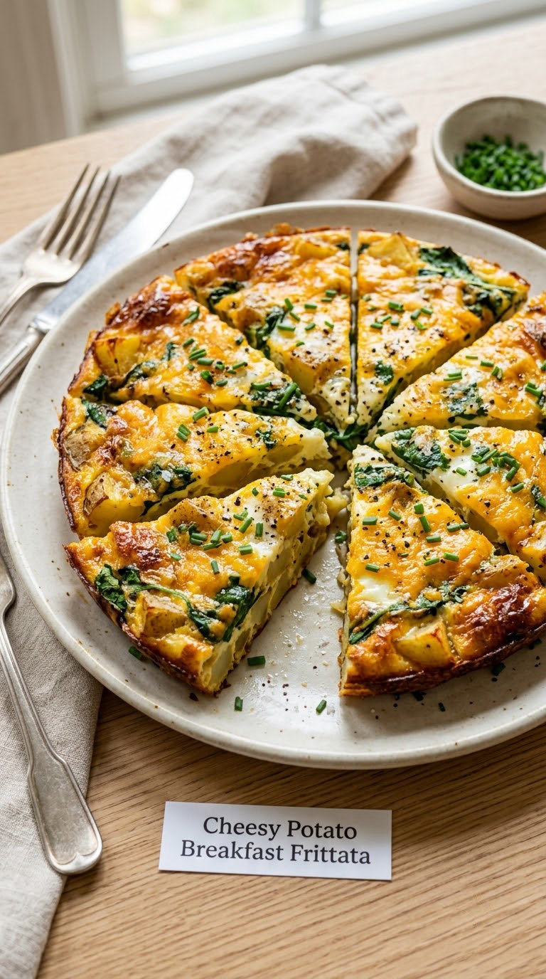 Cheesy Potato Breakfast Frittata