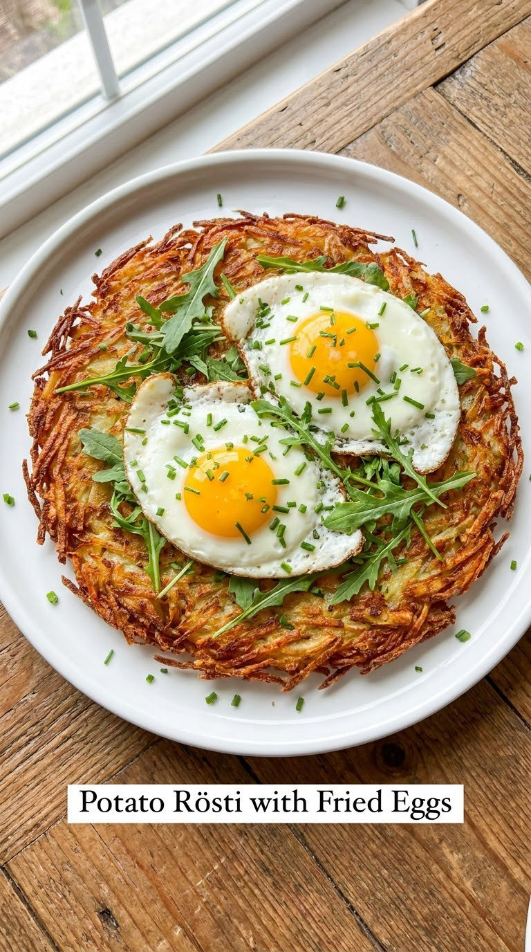 Potato Rösti with Fried Eggs