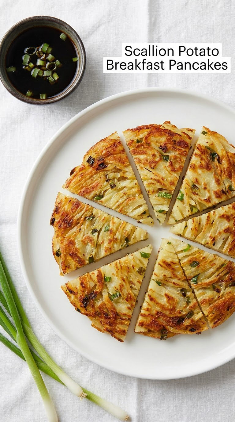 Scallion Potato Breakfast Pancakes