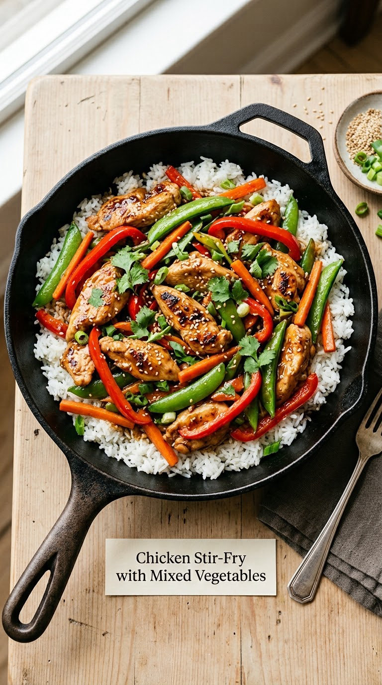Chicken Stir-Fry with Mixed Vegetables