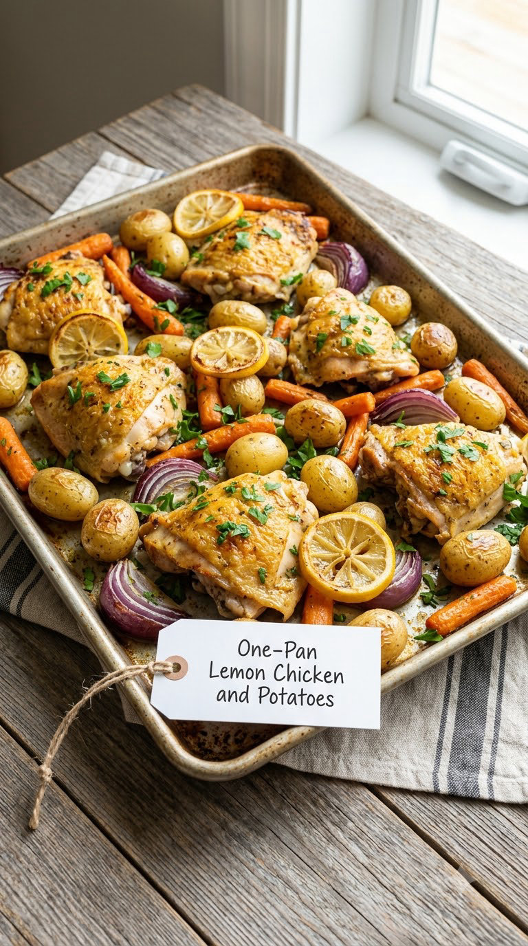 One-Pan Lemon Chicken and Potatoes