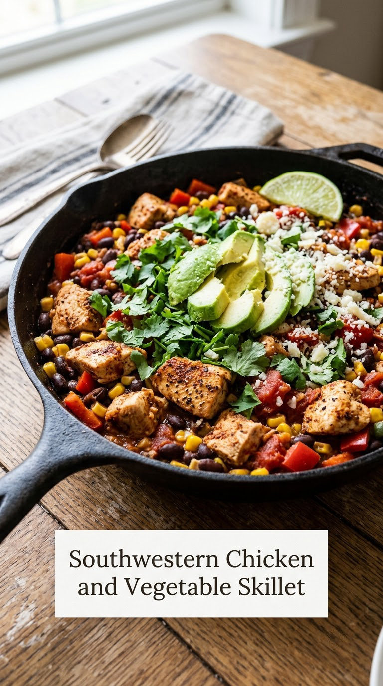 Southwestern Chicken and Vegetable Skillet