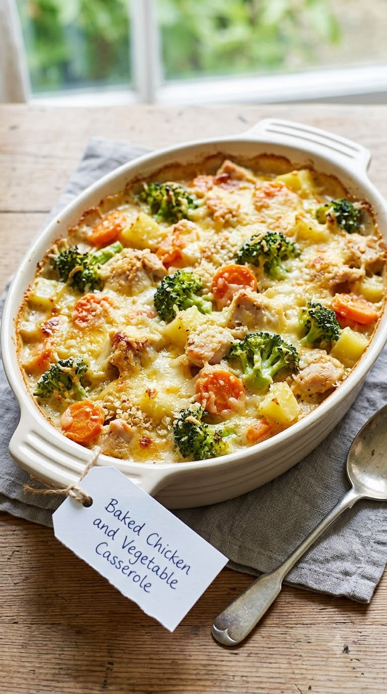 Baked Chicken and Vegetable Casserole