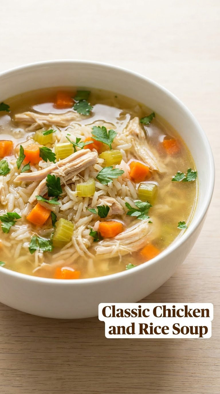 Classic Chicken and Rice Soup