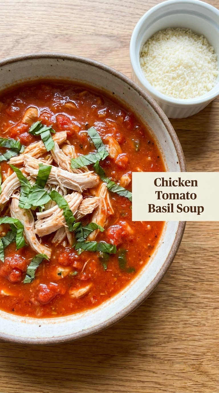 Chicken Tomato Basil Soup