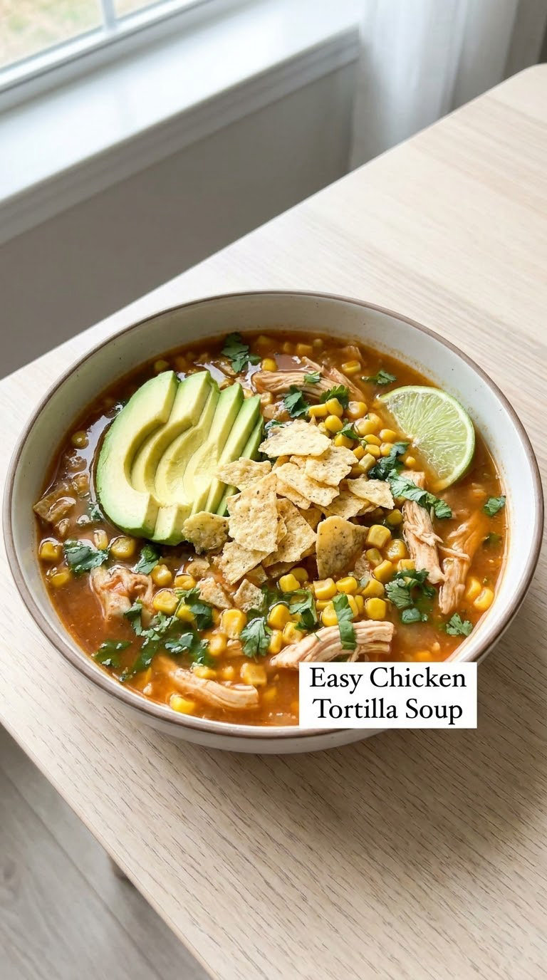 Easy Chicken Tortilla Soup