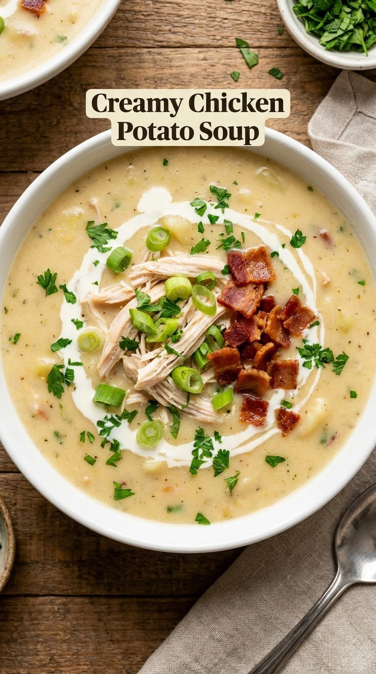 Creamy Chicken Potato Soup
