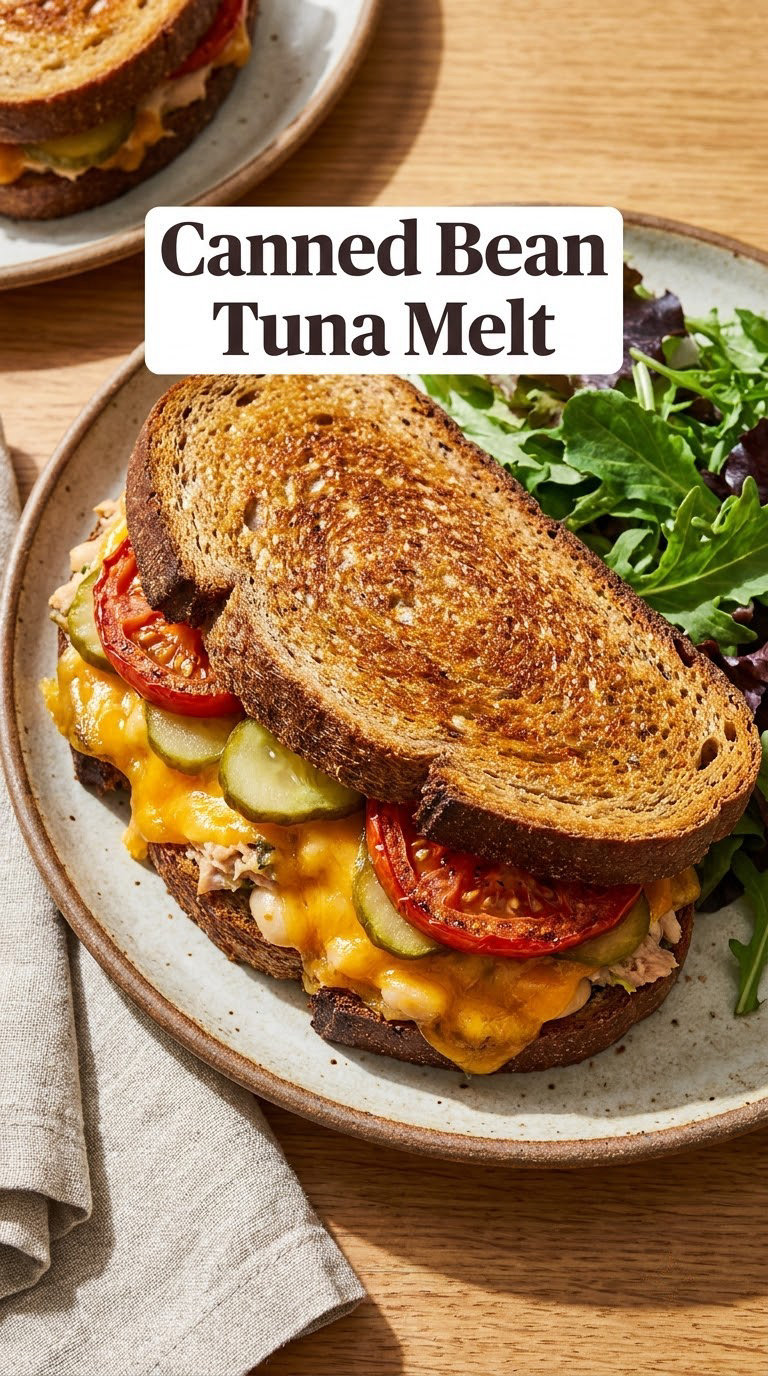 Canned Bean Tuna Melt