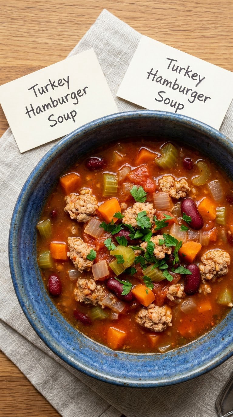 Turkey Hamburger Soup