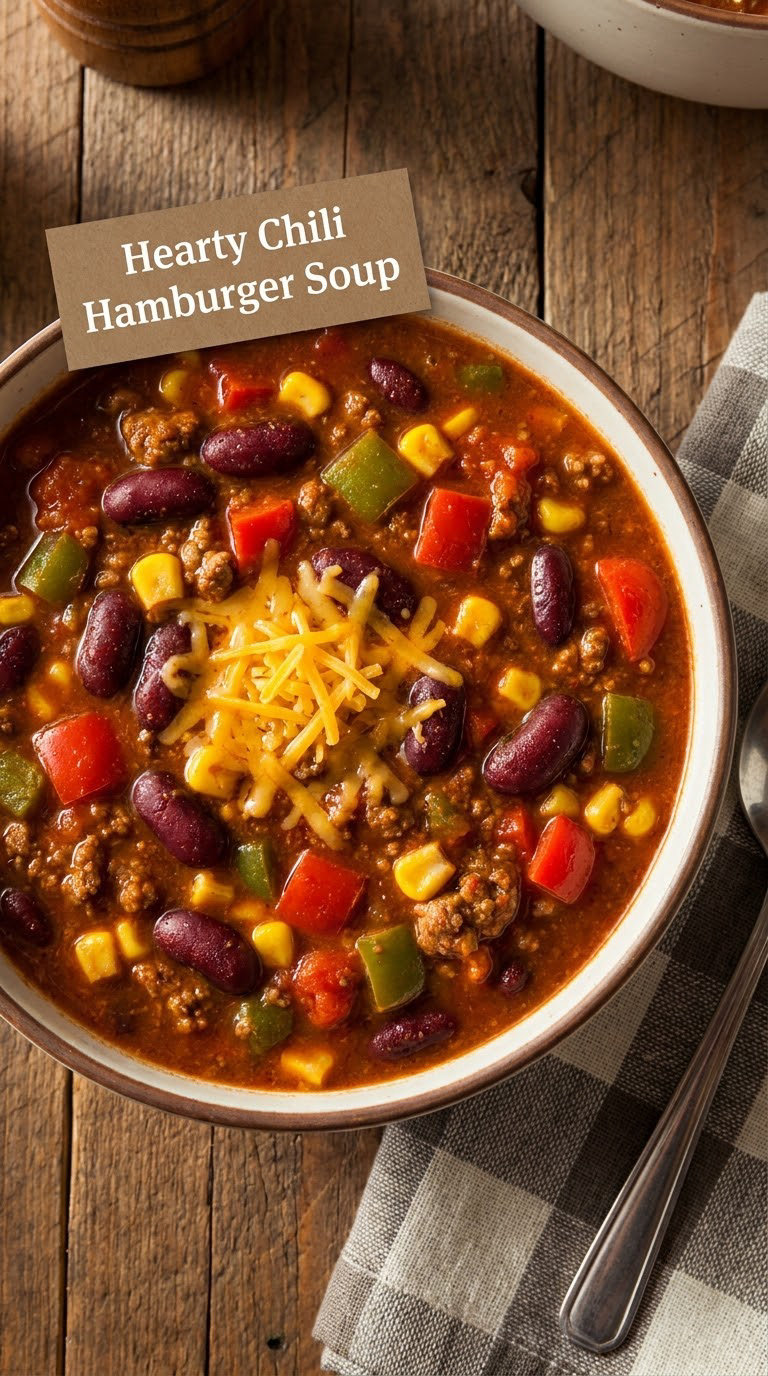 Hearty Chili Hamburger Soup