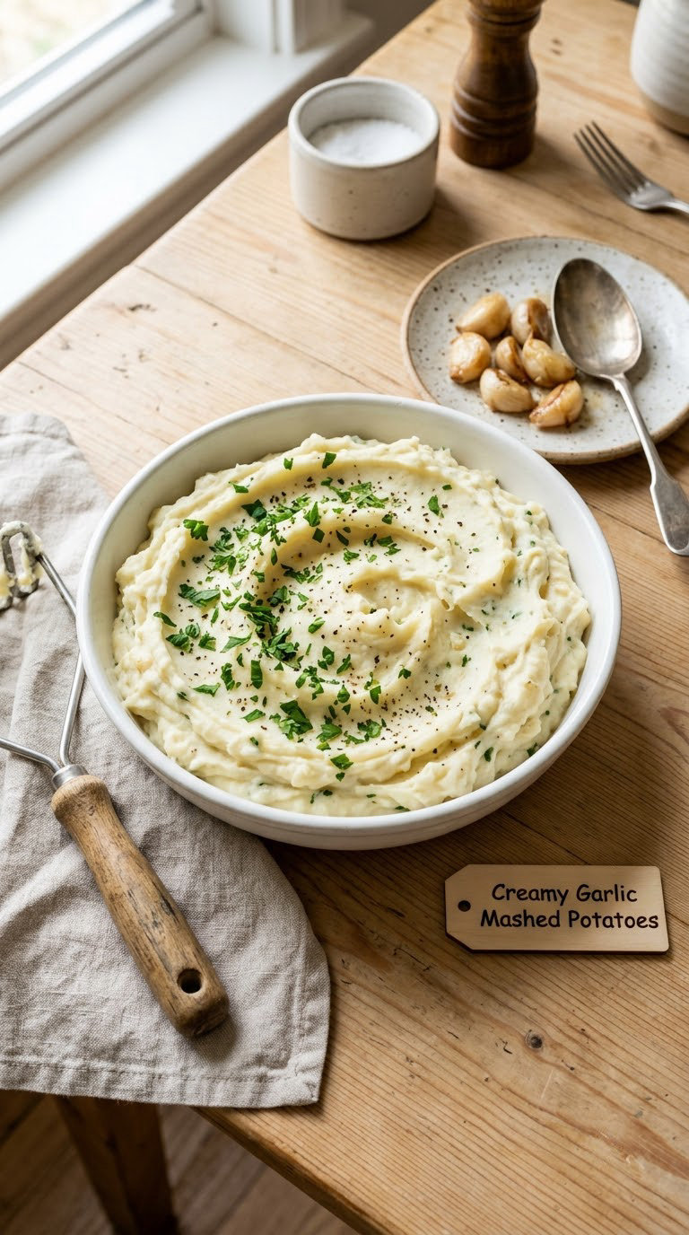 Creamy Garlic Mashed Potatoes