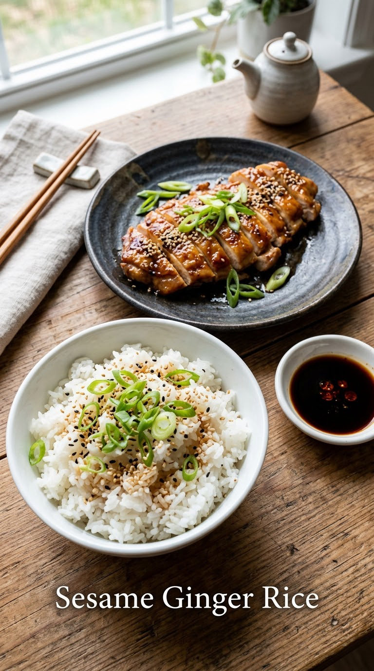 Sesame Ginger Rice