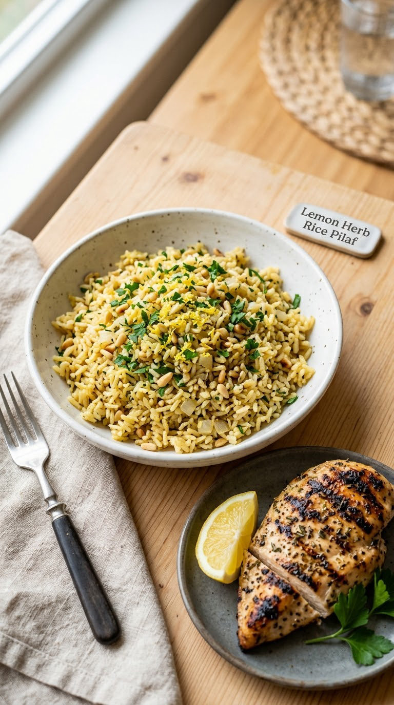 Lemon Herb Rice Pilaf