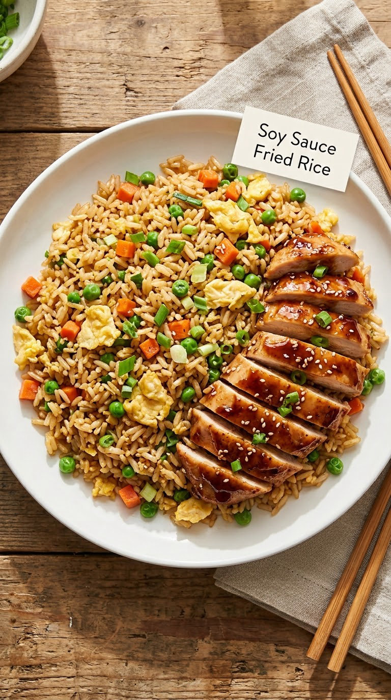 Soy Sauce Fried Rice