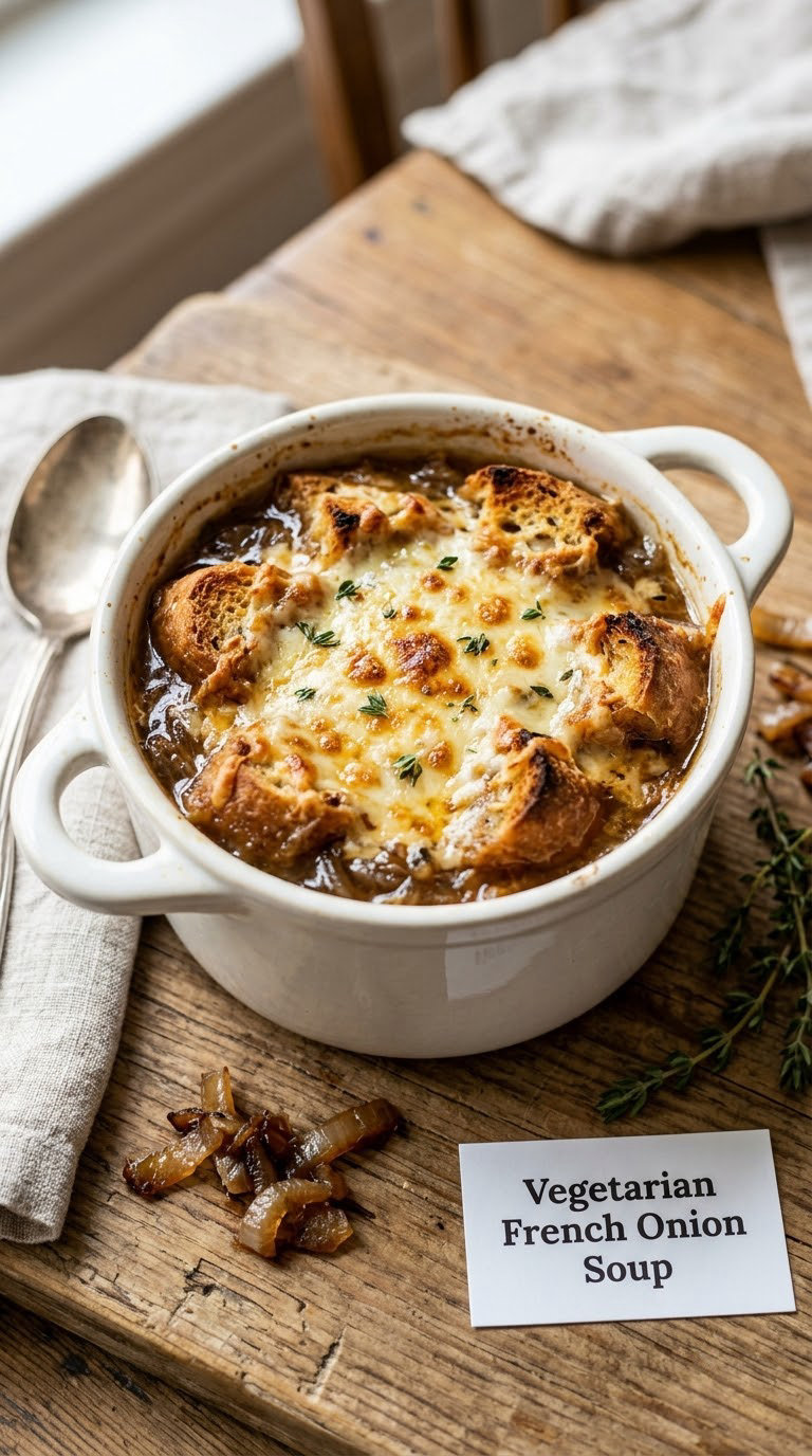 Vegetarian French Onion Soup