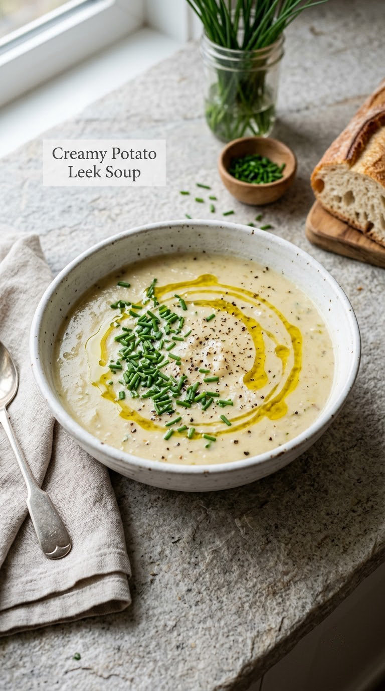 Creamy Potato Leek Soup
