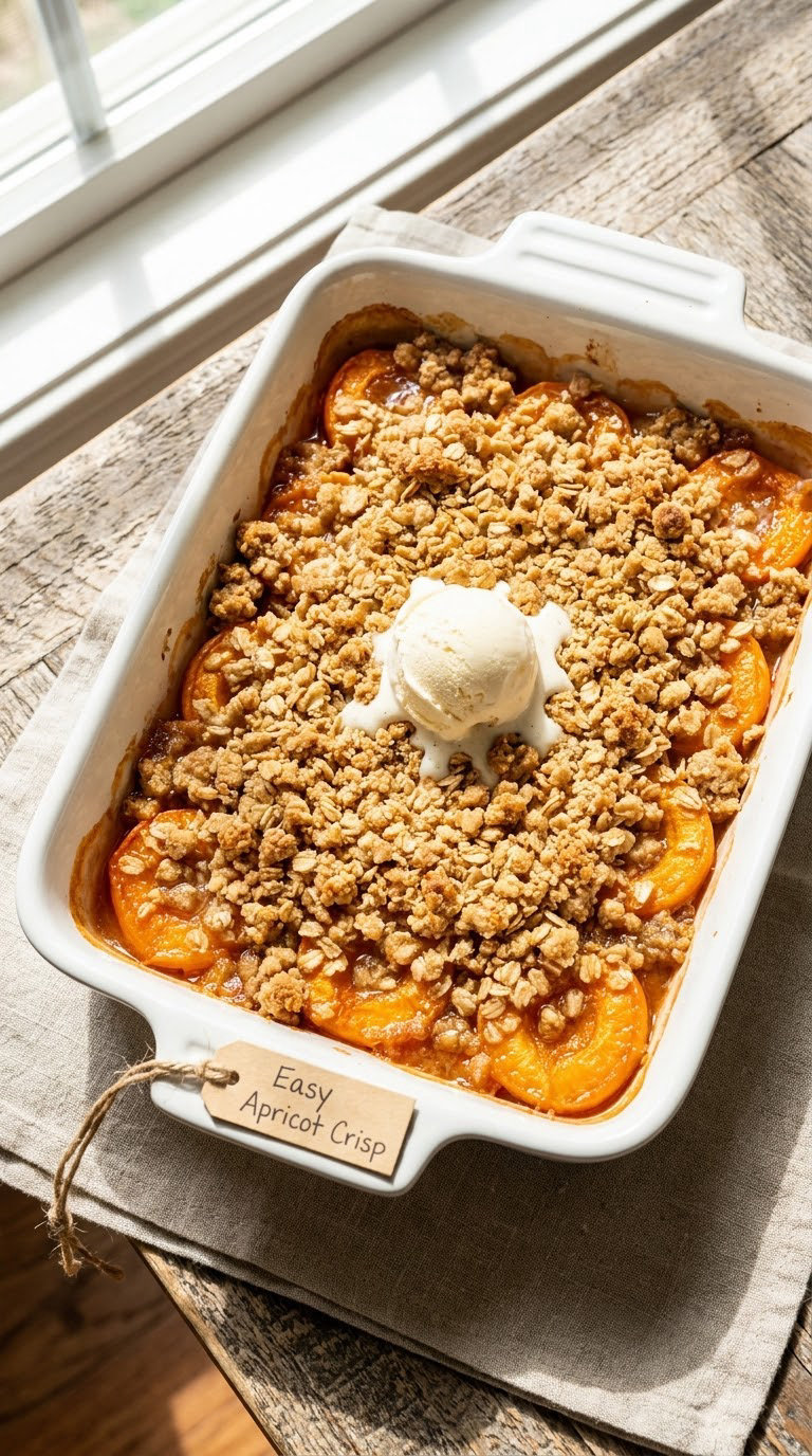 Easy Apricot Crisp