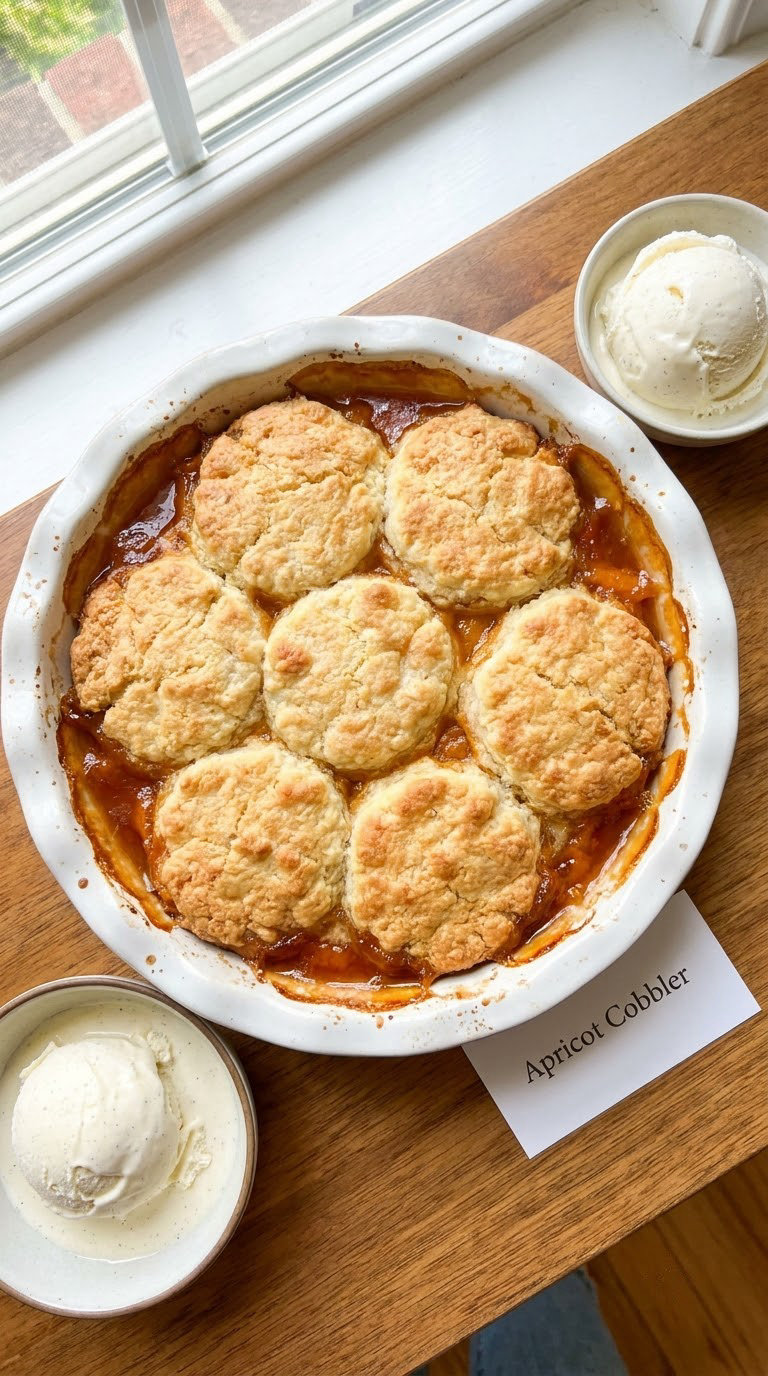 Apricot Cobbler