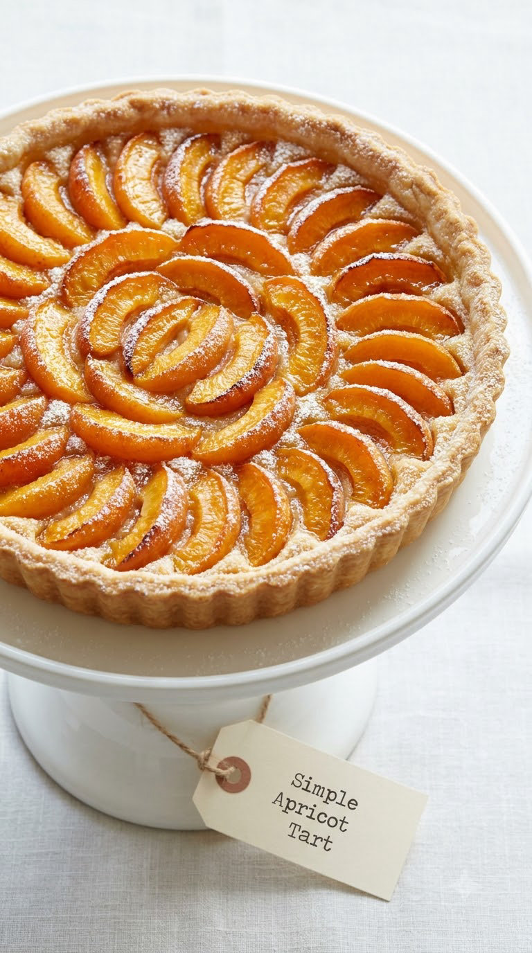 Simple Apricot Tart