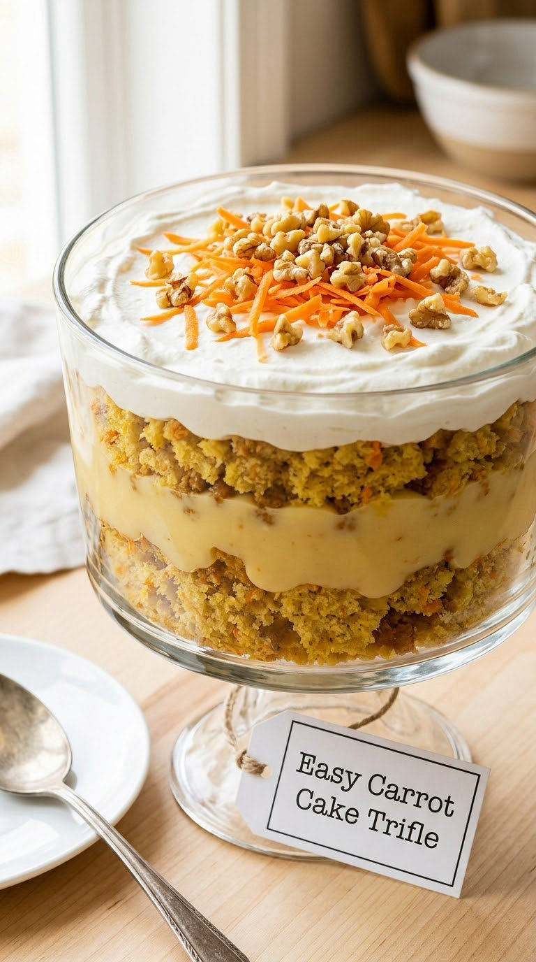 Easy Carrot Cake Trifle
