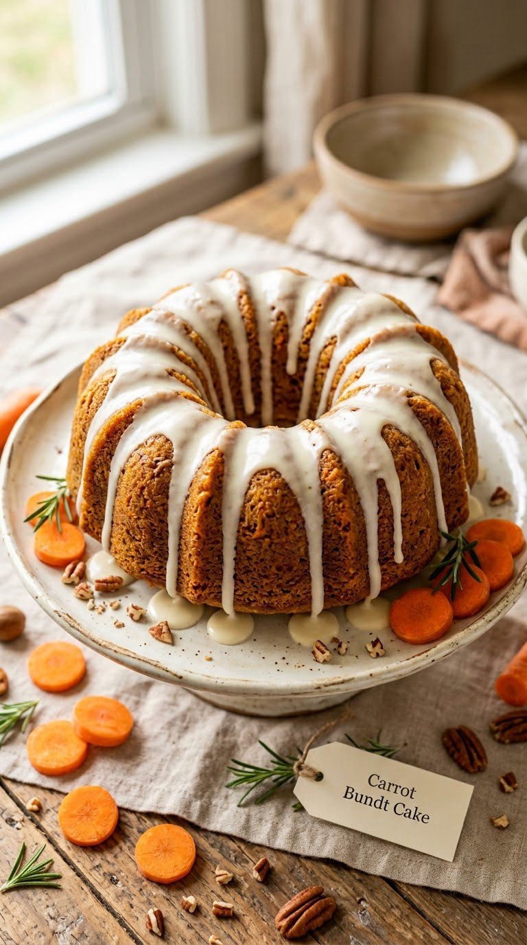 Moist Carrot Bundt Cake