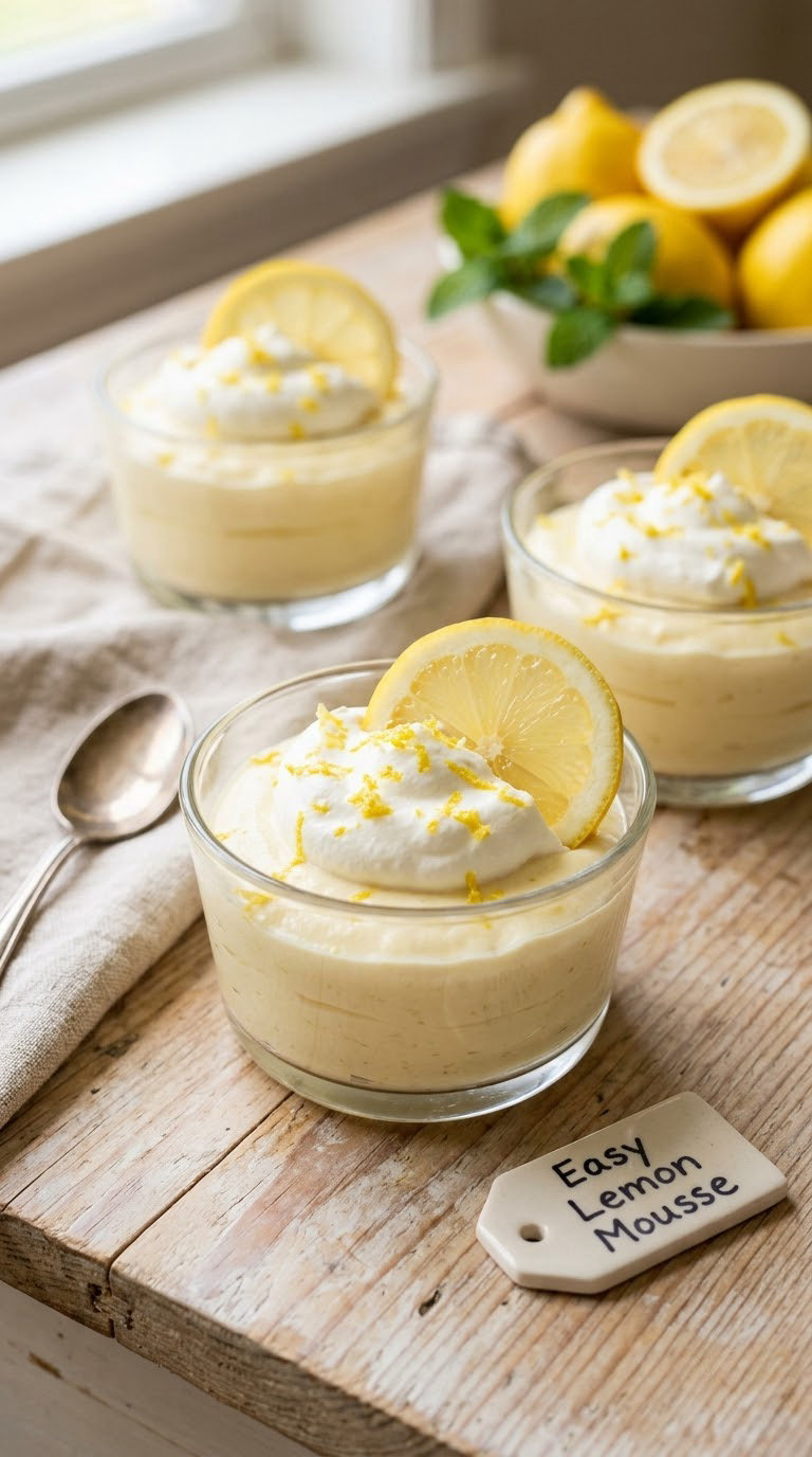 Easy Lemon Mousse