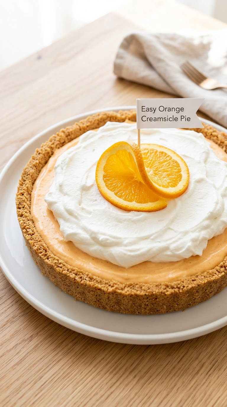 Easy Orange Creamsicle Pie