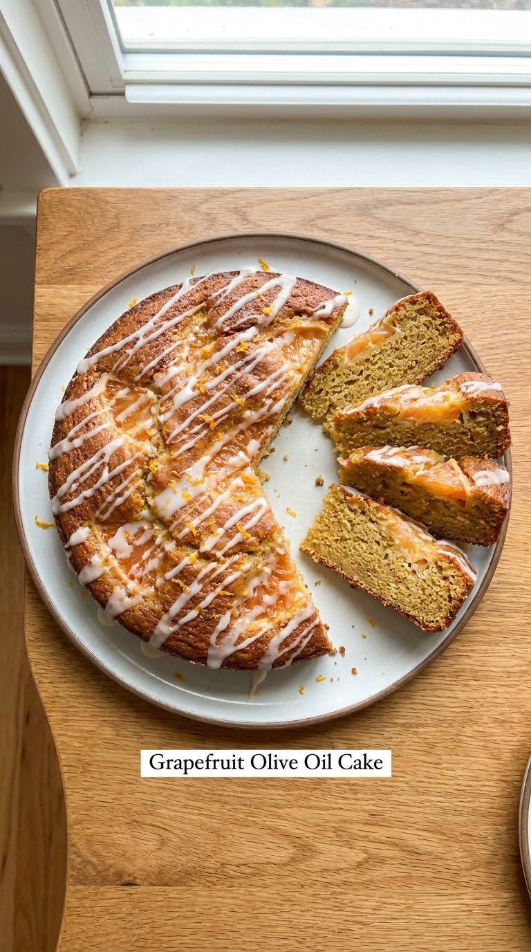Grapefruit Olive Oil Cake