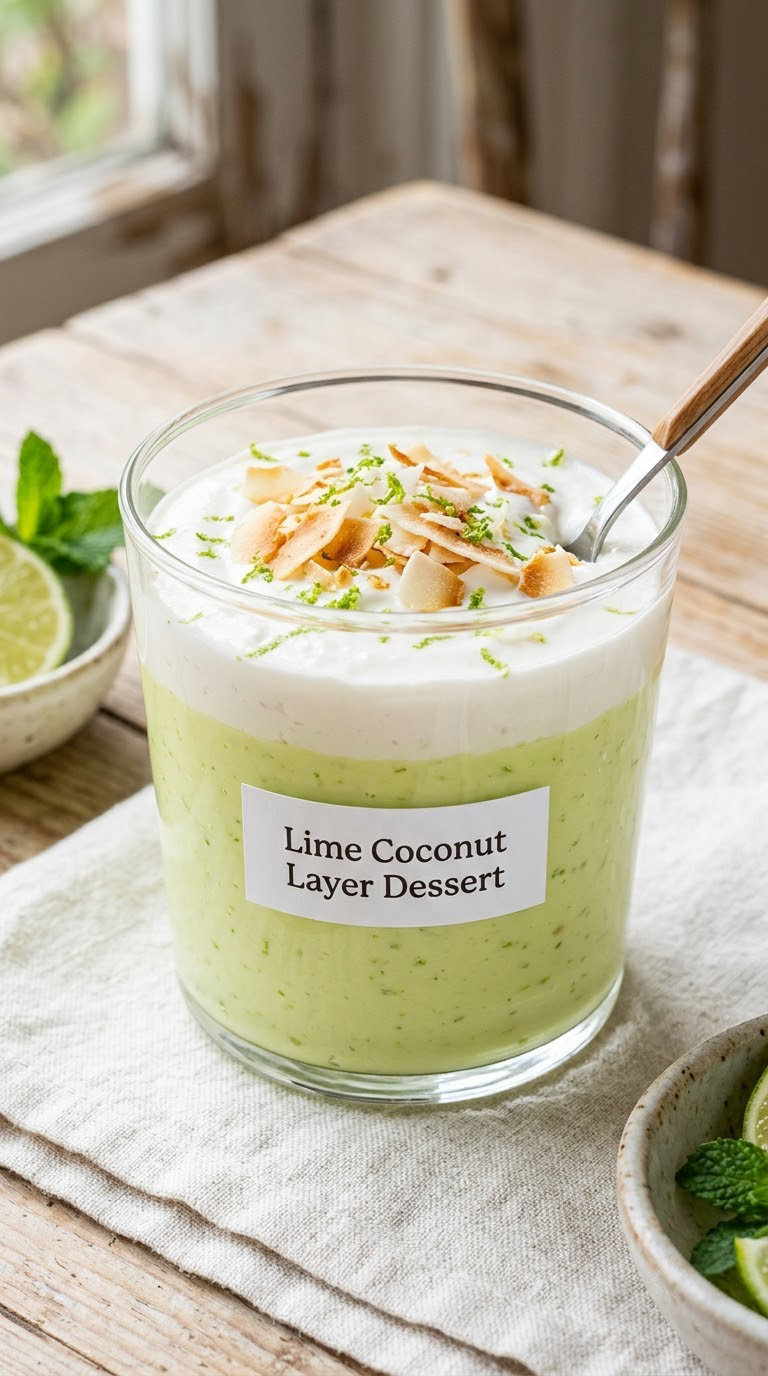 Lime Coconut Layer Dessert