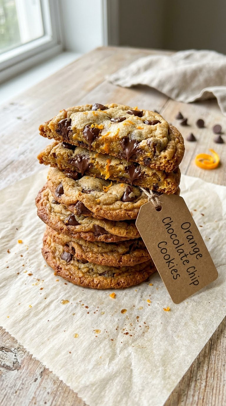 Orange Chocolate Chip Cookies