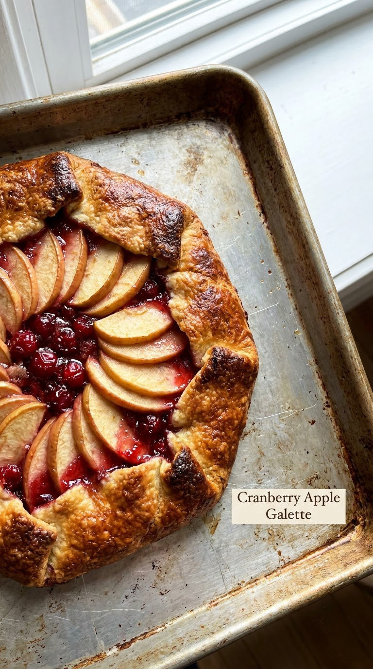 Cranberry Apple Galette